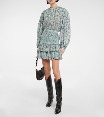Blusa Salika in cotone con stampa | Marant Etoile