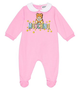 Baby - Tutina in jersey di cotone | Moschino Kids