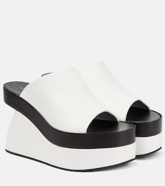 Pumps con zeppa in pelle | Dries Van Noten