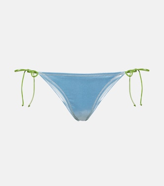 Braga de bikini Love Triangle de lamé | Reina Olga