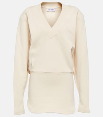 Gael cotton jersey sweatshirt dress | The Attico