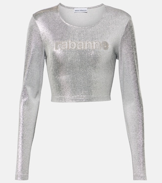 Cropped long-sleeve top | Rabanne