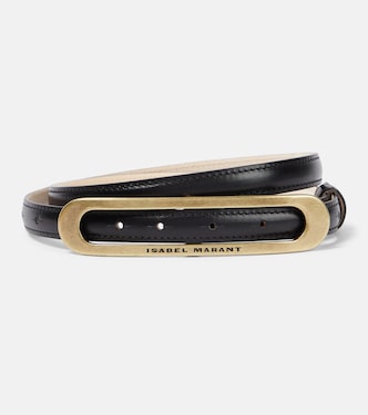 Cintura in pelle con logo | Isabel Marant