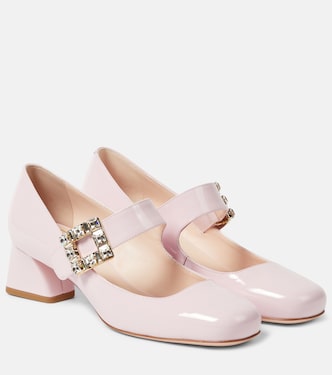 Très Vivier Strass Babies 45 leather pumps | Roger Vivier