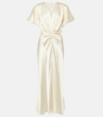 Abito midi in raso | Victoria Beckham