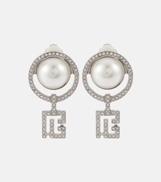 Orecchini a clip con perle bijoux | Balmain