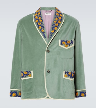 Oberon floral cotton blazer | Bode