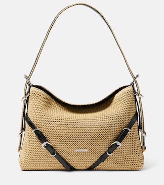 Schultertasche Plage Voyou Medium aus Raffiabast | Givenchy