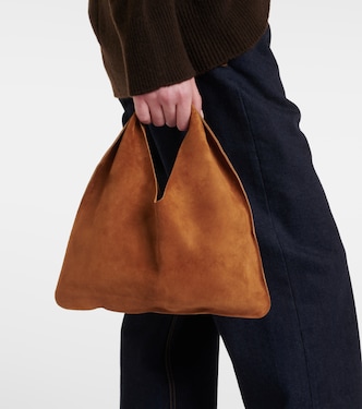 Tote Bindle Small aus Veloursleder | The Row