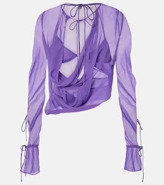 Mobius silk top | Christopher Esber