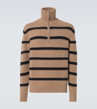 Wool and cashmere half-zip sweater | Allude