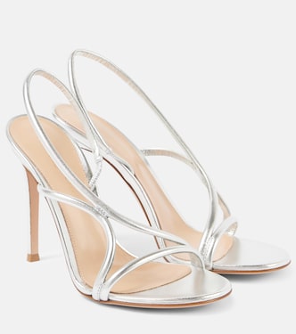 Paradise metallic leather sandals | Gianvito Rossi