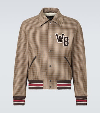 Chaqueta varsity Homecoming a cuadros | Wales Bonner