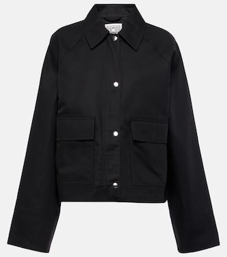 Single-breasted cotton jacket  | Toteme