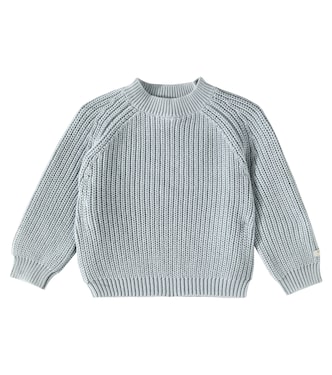 Baby - Pullover Jade in cotone a coste | Donsje