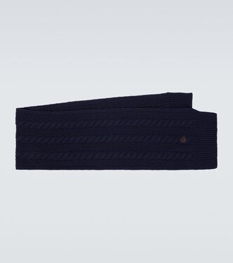 Sciarpa in lana e cashmere a trecce | Moncler