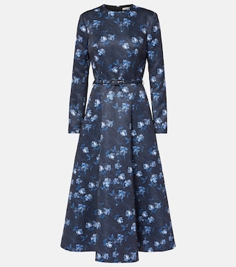 Bedrucktes Cocktailkleid Capucine aus Taft | Emilia Wickstead