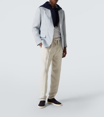 Blazer in lino | Brunello Cucinelli