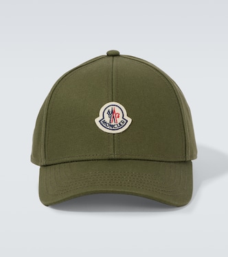 Logo cotton gabardine baseball cap | Moncler
