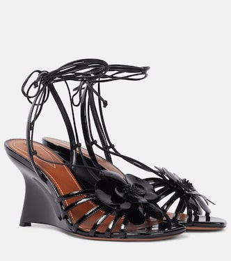 Orchid 85 leather wedges | Zimmermann