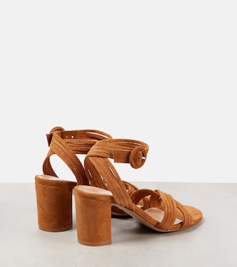 Sandales CrissCross 70 en daim | Gianvito Rossi