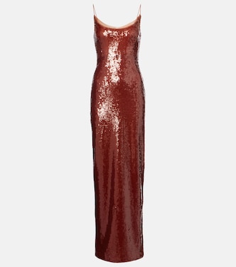 Abito lungo con paillettes | Roland Mouret