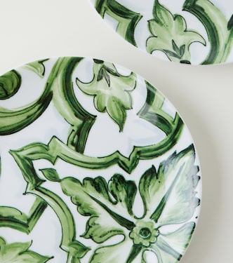 Set de 2 assiettes à dessert Majolica | Dolce&Gabbana Casa
