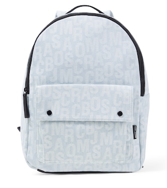 Zaino in denim con logo | Marc Jacobs Kids