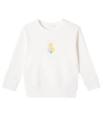 Printed cotton jersey sweatshirt | Gucci Kids