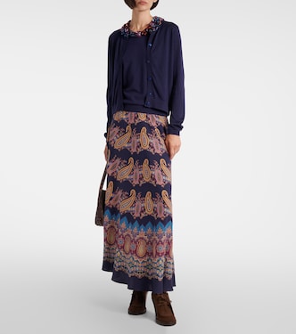 Embellished silk and cashmere top | Etro