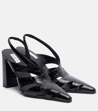 Cut Out 90 leather slingback pumps | Alaïa