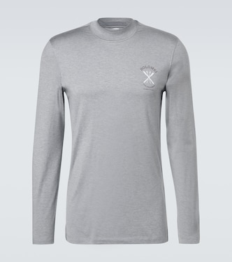Silk ski T-shirt | Brunello Cucinelli