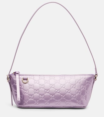 Bolso al hombro GG Emblem Mini de charol | Gucci