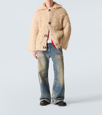 Jeans anchos 2021 con efecto desgastado | Acne Studios