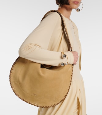 Schultertasche Oskan Medium aus Veloursleder | Isabel Marant