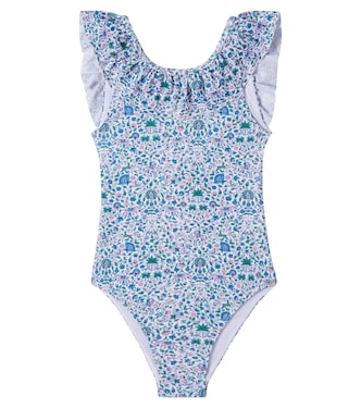 Printed ruffled swimsuit | Tartine et Chocolat