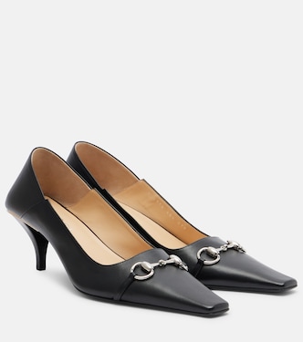 Vittoria Horsebit leather pumps | Gucci