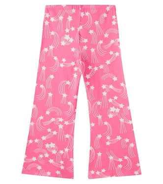 Pantalon de survêtement imprimé en coton mélangé | Mini Rodini