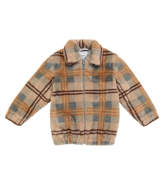 Chaqueta de piel sintética a cuadros | Paade Mode