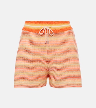 Cornell silk and cotton knit shorts | Loro Piana