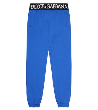 Pantalones de chándal de algodón | Dolce&Gabbana Kids