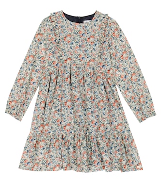 Floral cotton poplin dress | Tartine et Chocolat