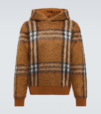 Felpa in misto lana a quadri | Burberry