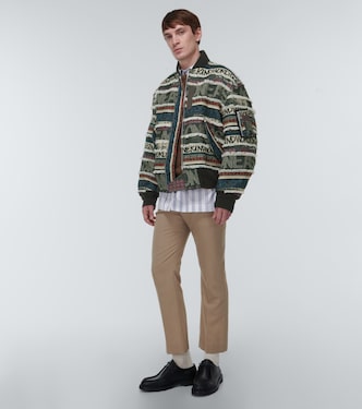 X Eric Haze Bomberjacke aus Jacquard | Sacai