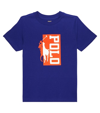 로고 코튼 저지 티셔츠 | Polo Ralph Lauren Kids