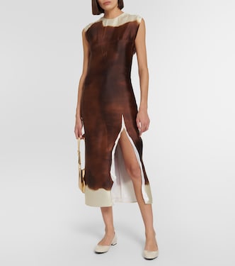 Ballerine in vernice con logo | Prada