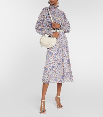 Vestido midi Galoa de algodón floral | Marant Etoile