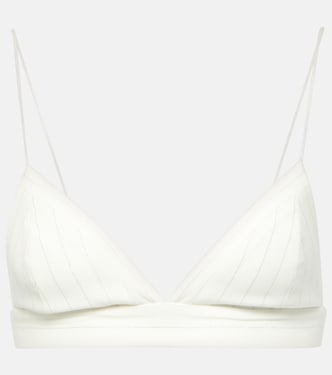 PInstripe Lurex® bralette | Alex Perry