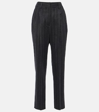 Pantaloni gessati Banker in lana | Blazé Milano