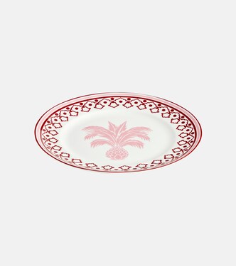 Jaipur porcelain charger plate | Aquazzura Casa